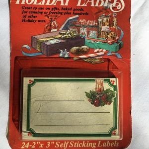 Vintage Conimar Holiday Self Sticking Labels